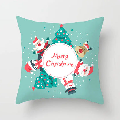 Holiday Toon Cushion Cover