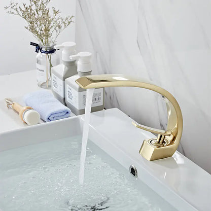 Single Hole Mixer Faucet for Bathroom Sink