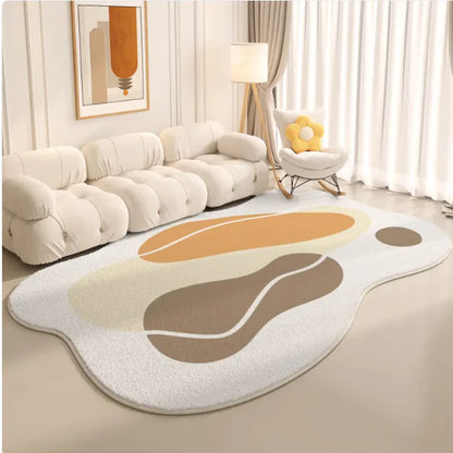 Spacious Modern Living Room Rug