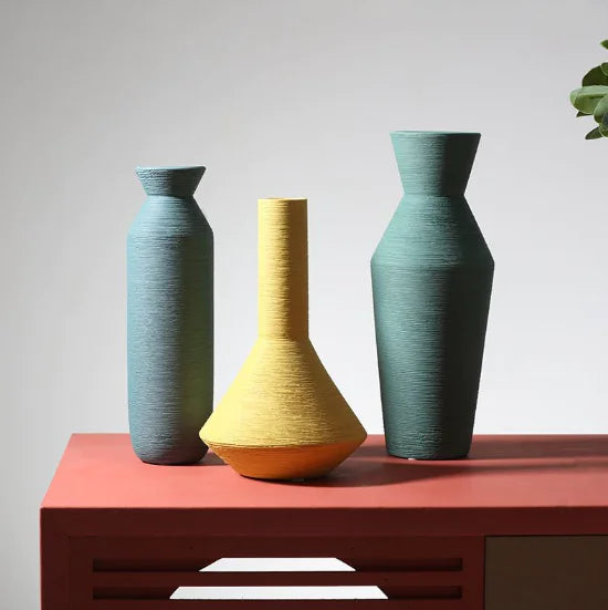 Nordic Minimalist Ceramic Vase for Home Decor