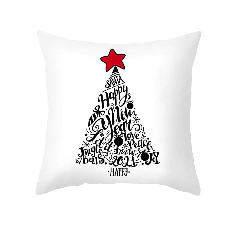 Festive Cartoon Cushion Cover