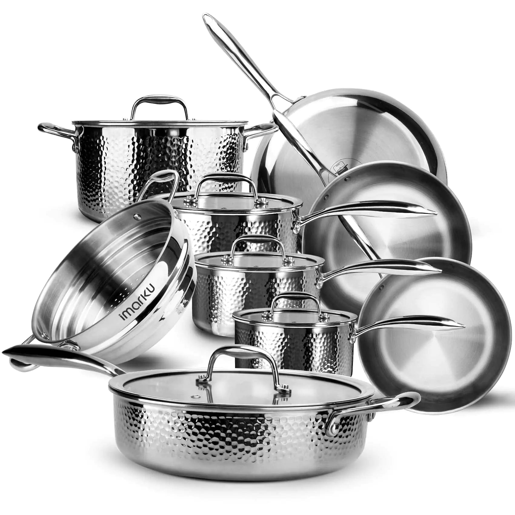 Imarku Pots and Pans Set 14PCS Kitchen