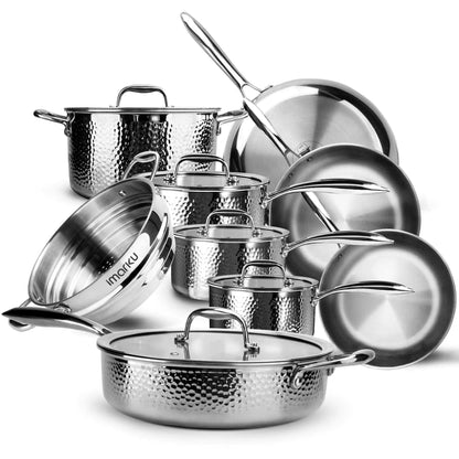 Imarku Pots and Pans Set 14PCS Kitchen