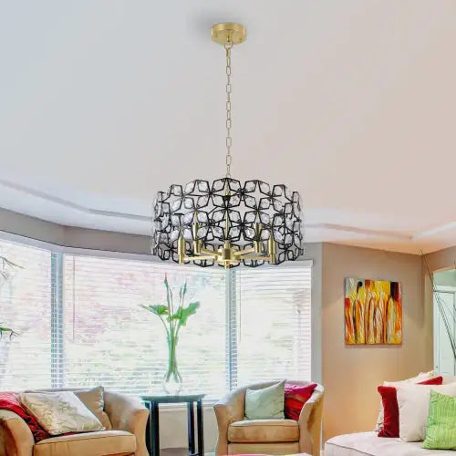 Modern Crystal Chandelier, Suitable For Living Room Round Crystal Lamp Luxury Home Decoration Lamps-Unusable Platform - Temu