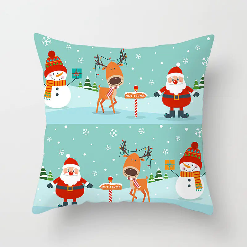Holiday Toon Cushion Cover