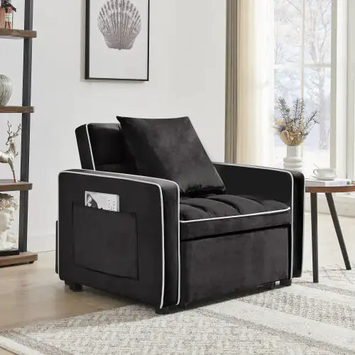 3-in-1 Sofa Bed Chair Fold-out, Adjustable Back