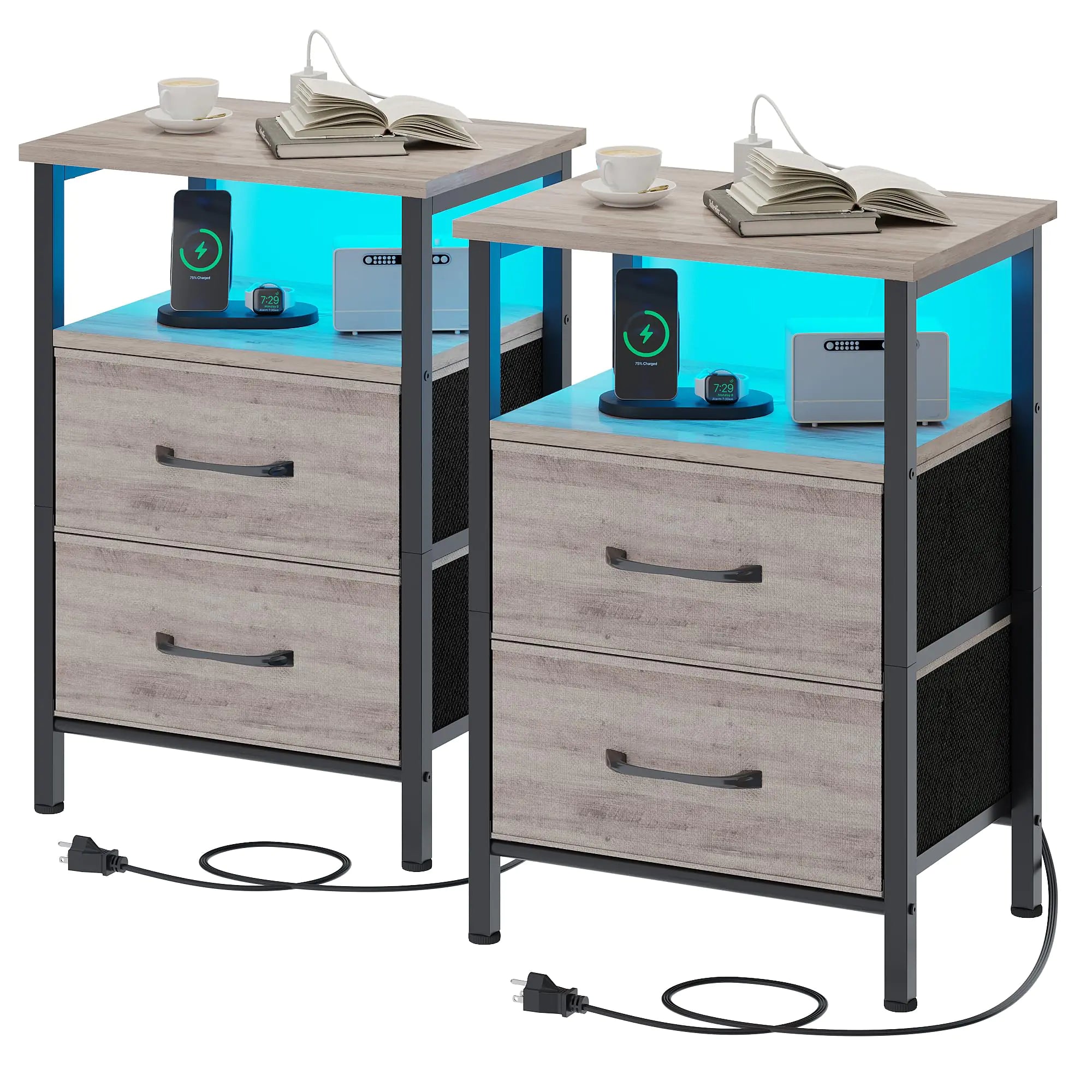 TRIFEBLE Nightstands Set of 2 Night Stand