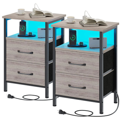 TRIFEBLE Nightstands Set of 2 Night Stand