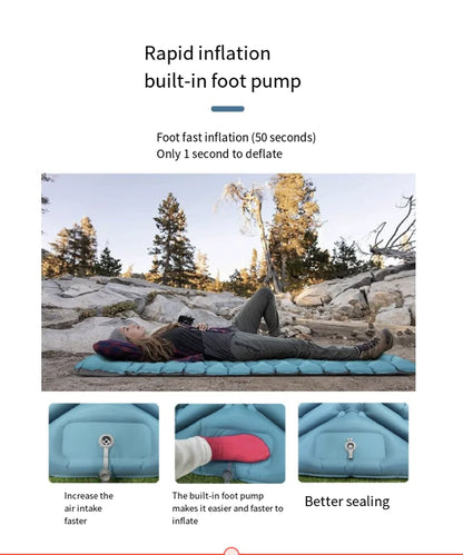 Durable Waterproof TPU Inflatable Outdoor Mattress