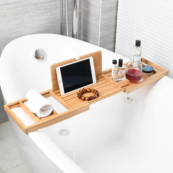 Wooden Bathtub Rack