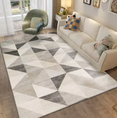 Scandi Geo Modern Rug – Chic 80x120cm Living Carpet
