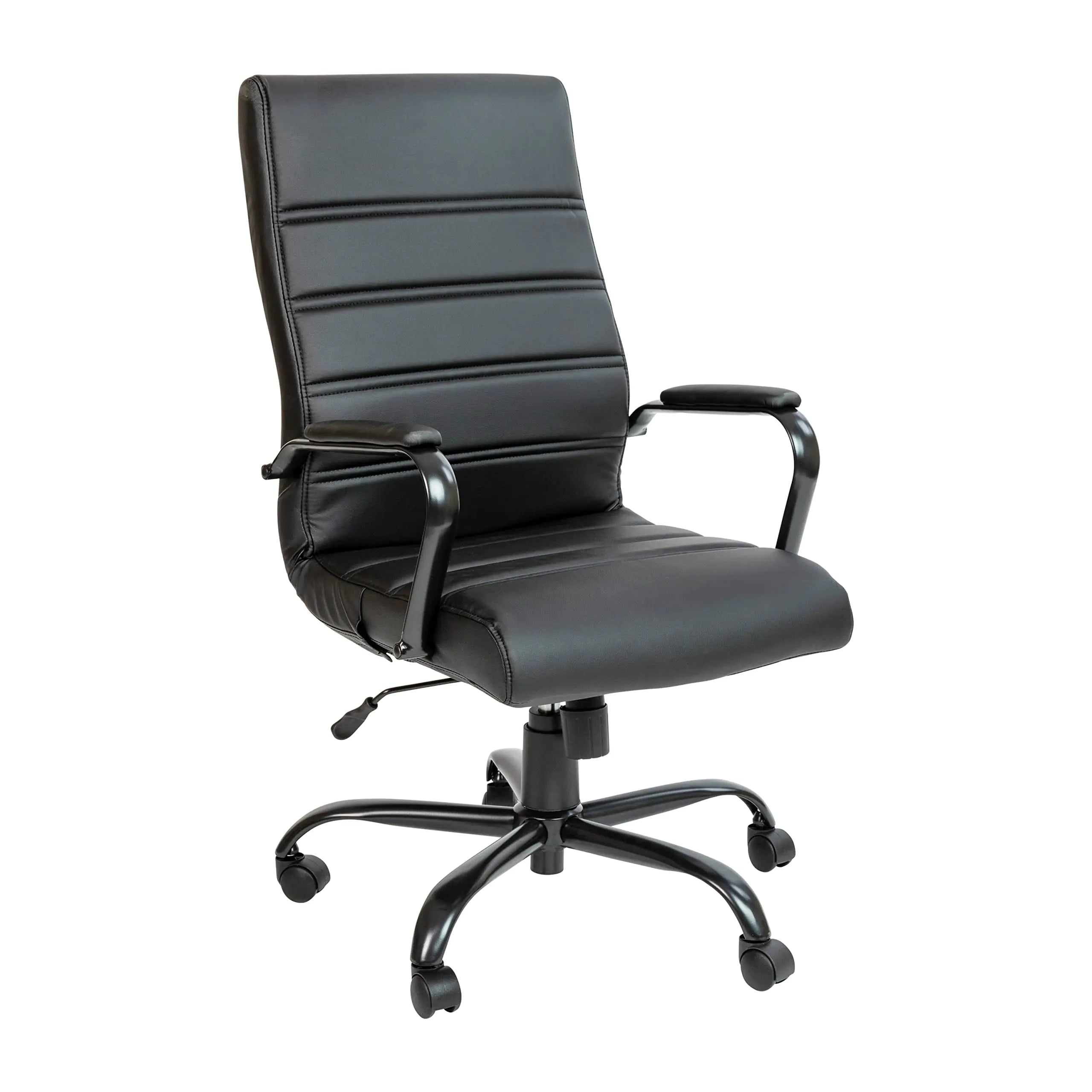 Whitney High-Back Swivel Leather Soft Desk Chair