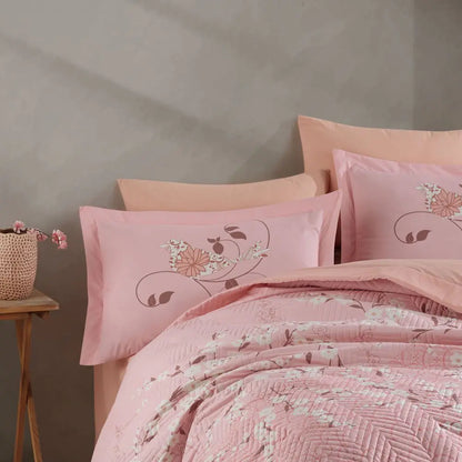 CottonSoft Quilted Double Duvet Set