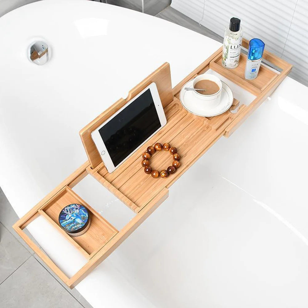 Wooden Bathtub Rack