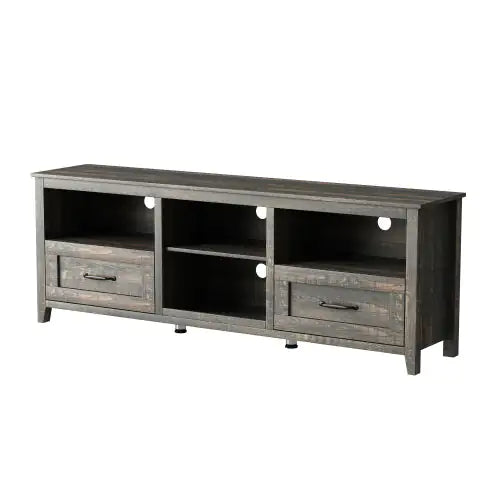 70 Inch Length TV Stand, With 2 Drawers