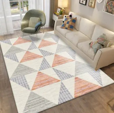 Scandi Geo Modern Rug – Chic 80x120cm Living Carpet