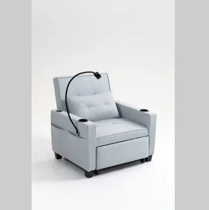 Futon Chair Convertible Bed, 3-in-1 Pull Out Sleeper