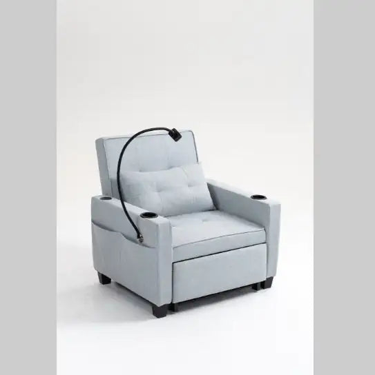 Futon Chair Convertible Bed, 3-in-1 Pull Out Sleeper