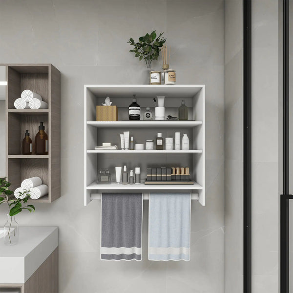 B1 Closet Organizer System: Wall Mounted Closet Organizers and Storage Walk in Closet System Closet Rack and Shelving Modern Closet Storage for Bedroom 31.49''W x 16.04''D x 31.49''H