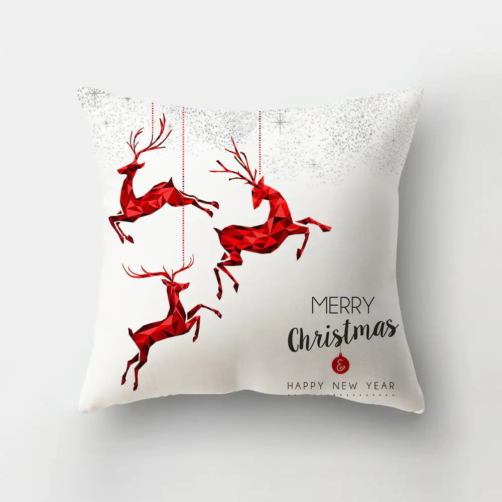 Festive Cartoon Cushion Cover