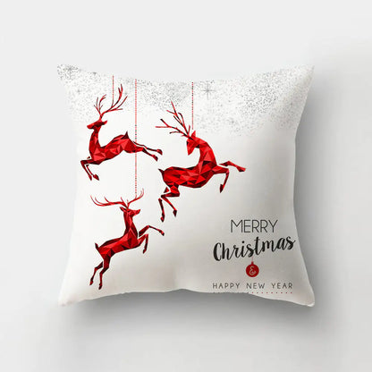 Festive Cartoon Cushion Cover