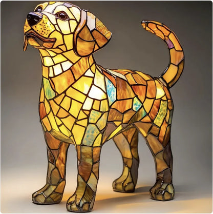 Animals LED Night Light Resin Desk Decor