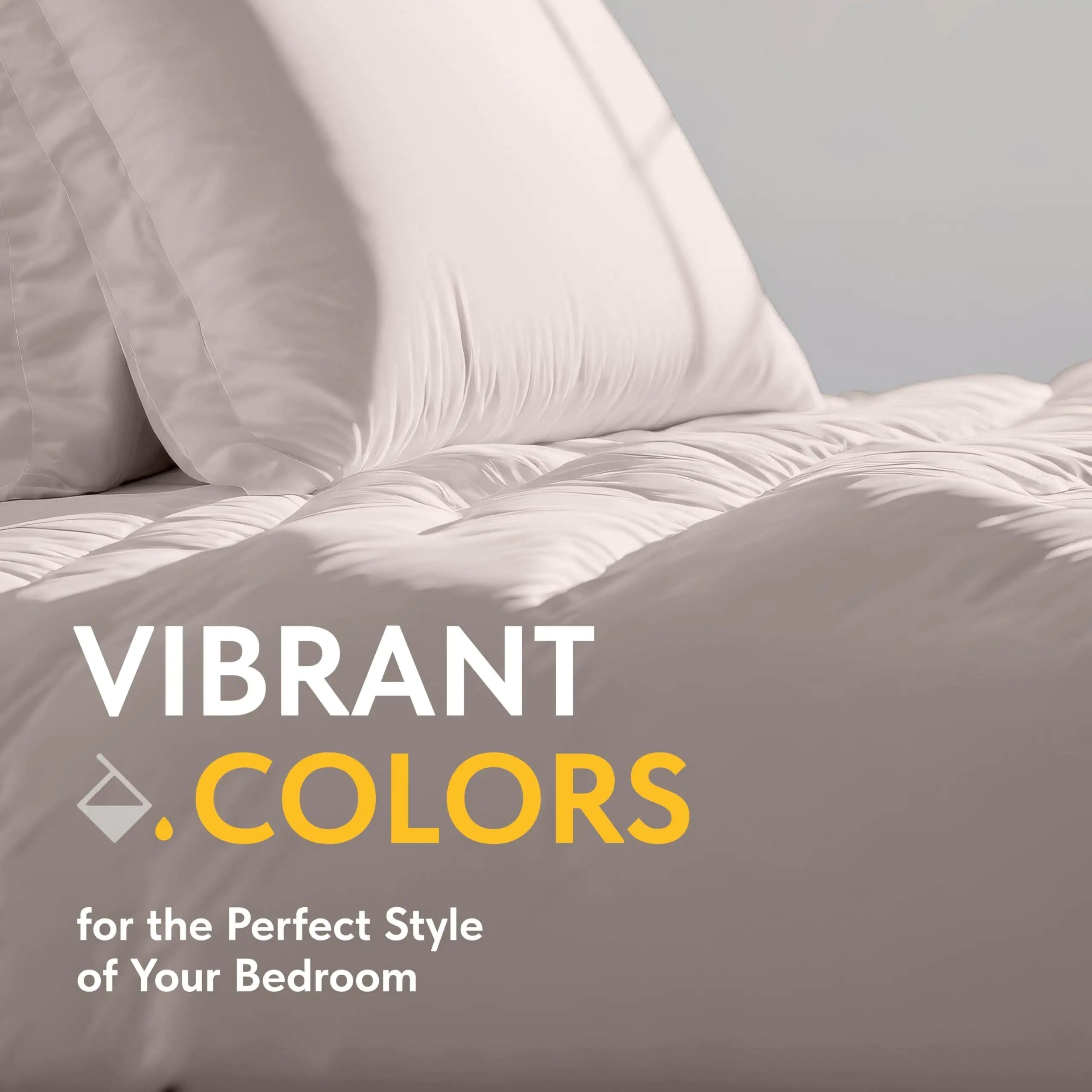 Beige Queen Comforter Cover with Pillow Set