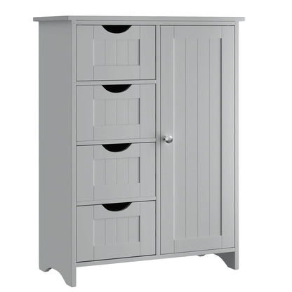JUMMICO Bathroom Storage Cabinet Floor Cabinet