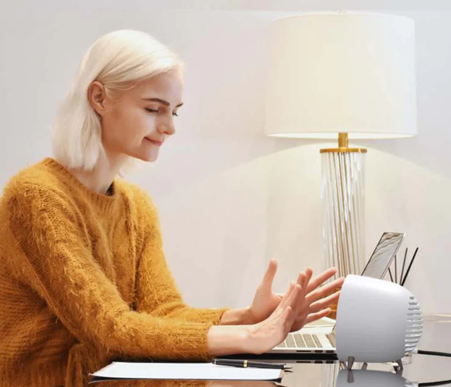 Cute Mini Desk Heater and Hand Warmer Piggy Design