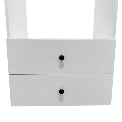 Modular Closet Organizer, Wall Mount 3.62''W x 16.04''D x 31.49''H