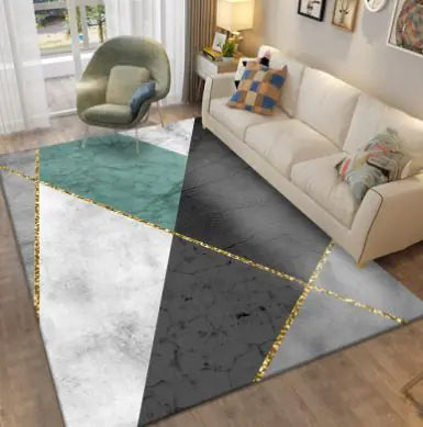 Scandi Geo Modern Rug – Chic 80x120cm Living Carpet