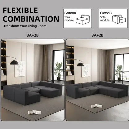 Modular Sectional Sofa Sleeper Couch