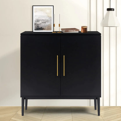 KFO Storage Cabinet, Black Sideboard