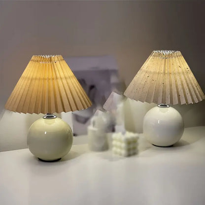 Chic Compact Ceramic Lamp