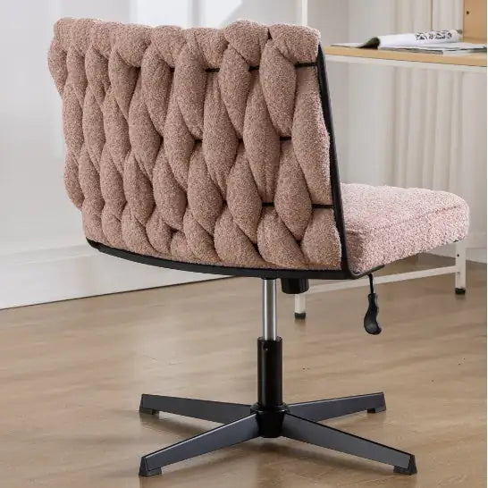 Stationary Pink Desk Chair