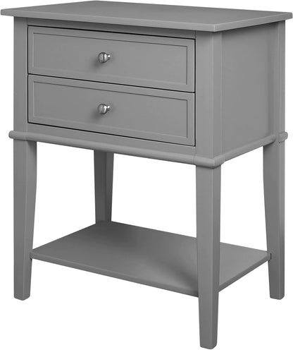Ameriwood Home Franklin Accent Table with 2 Drawers