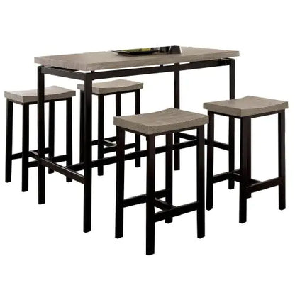 5 Pc Counter Height Table Set