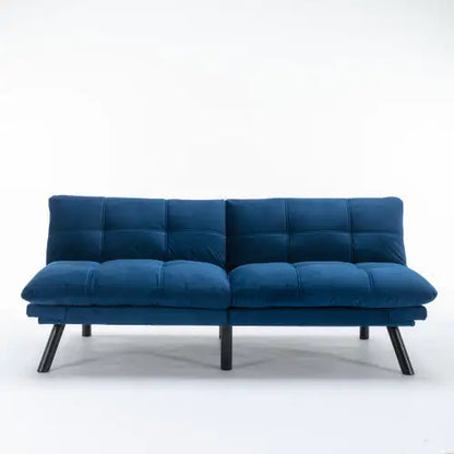 Navy Blue Convertible Folding Modern Sofa Bed