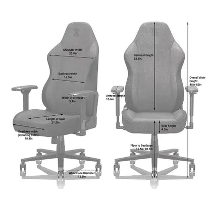 Lumbar Support, Flip Armrests, Headrests, Desk Chairs