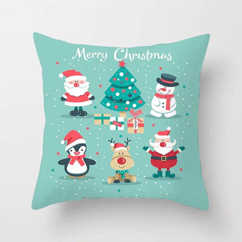 Holiday Toon Cushion Cover