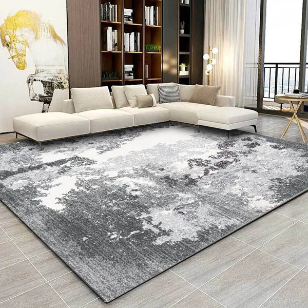 Abstract Gray White  Mat