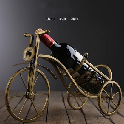 Elegant Wine & Goblet Holder