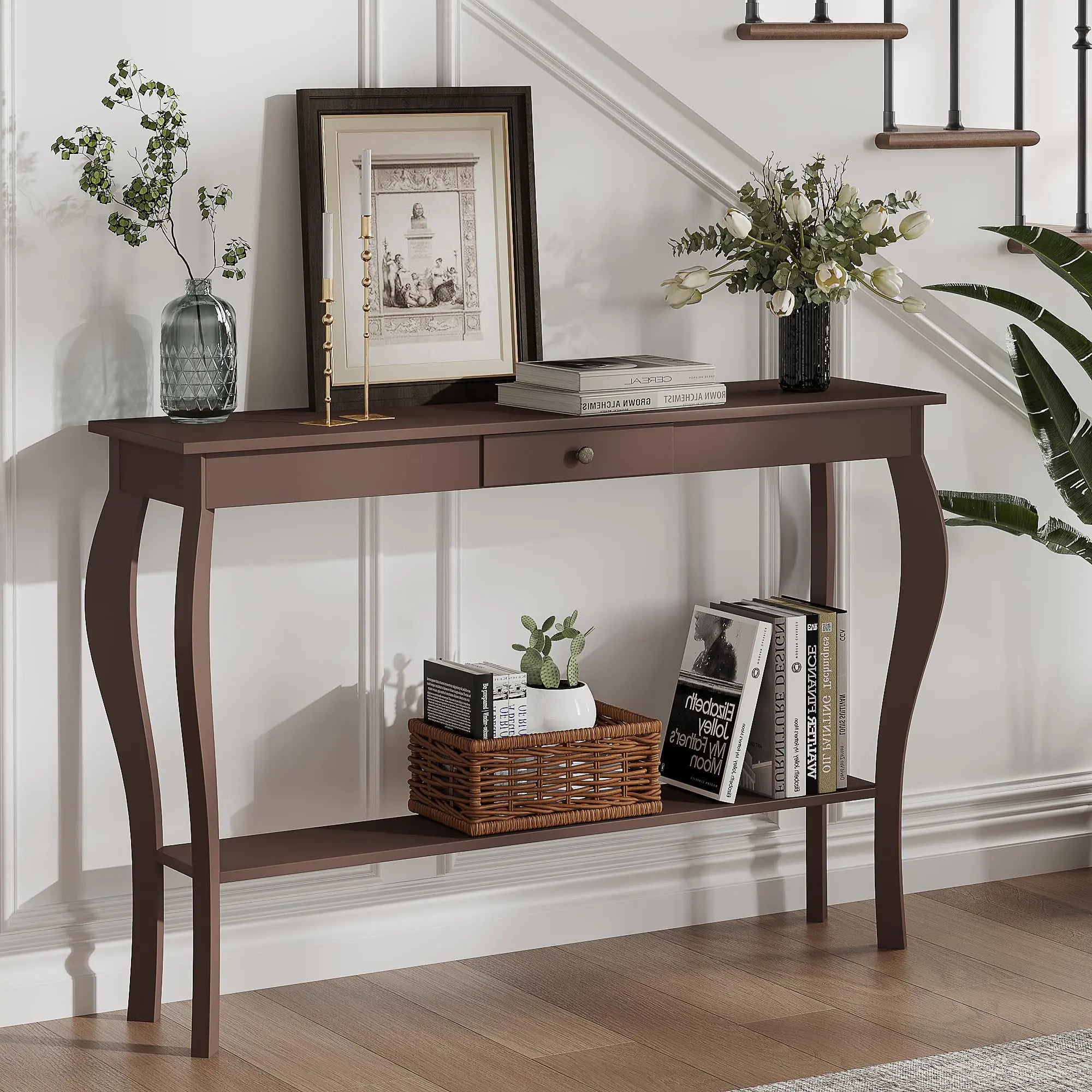 ChooChoo 47 Inch Narrow Console Table