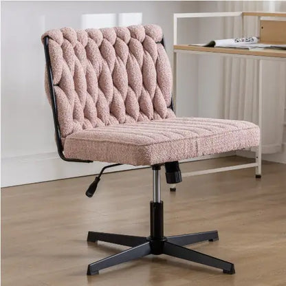 Stationary Pink Desk Chair