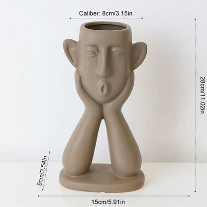 Nordic Creative Ceramic Vase for Home Decoration